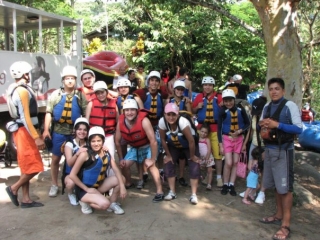 Grupo de rafting